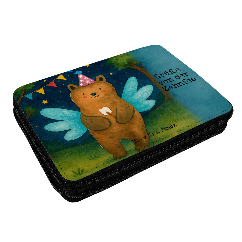 Leather folder bear tooth fairy Design Federmappe, Stiftetasche, Stifte Etui, Schule, Einschulung, Geschenk, Kind, Schüler, Schülerin, Stifterolle, Federmäppchen, Motiv, Grundschule, Federmäppchen bedruckt, Büro Stifte Etui, Bestückte Federmappe, Kinder Federmappe, Federmappe Einschulung, Bär, Teddy, Teddybär, Zahnfee, Fee, Milchzahn, Erster Zahn