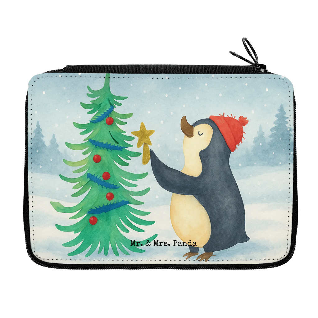 Leather folder penguin Christmas tree Design Schule, Federmäppchen, Federmappe, Bestückte Federmappe, Geschenk, Stiftetasche, Grundschule, Einschulung, Motiv, Stifte Etui, Schüler, Kind, Federmäppchen bedruckt, Kinder Federmappe, Büro Stifte Etui, Federmappe Einschulung, Schülerin, Stifterolle, Winter, Weihnachten, Weihnachtsdeko, Nikolaus, Advent, Heiligabend, Wintermotiv, Pinguin