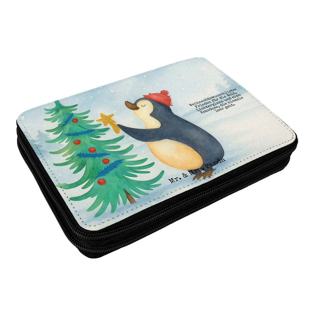 Leather folder penguin Christmas tree Design Schule, Federmäppchen, Federmappe, Bestückte Federmappe, Geschenk, Stiftetasche, Grundschule, Einschulung, Motiv, Stifte Etui, Schüler, Kind, Federmäppchen bedruckt, Kinder Federmappe, Büro Stifte Etui, Federmappe Einschulung, Schülerin, Stifterolle, Winter, Weihnachten, Weihnachtsdeko, Nikolaus, Advent, Heiligabend, Wintermotiv, Pinguin