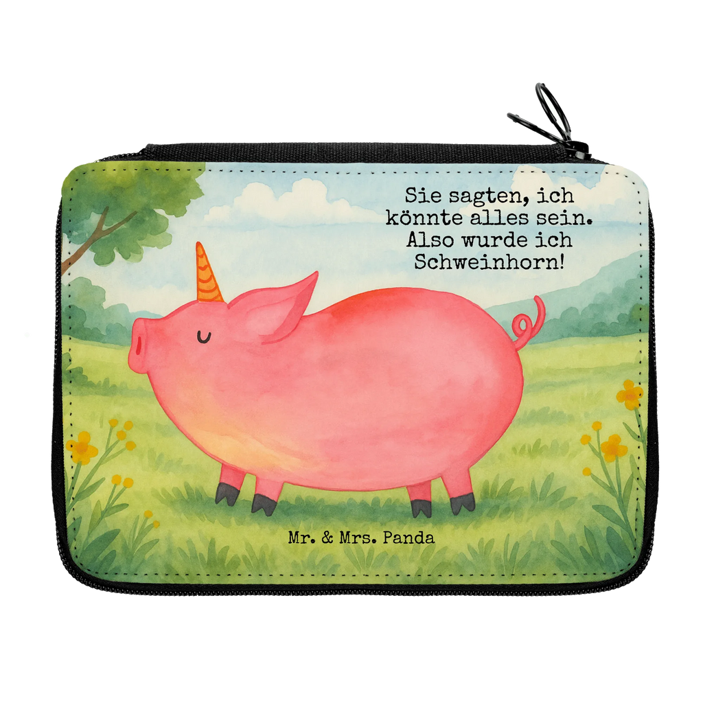 Federmappe Einhorn Schwein Design Federmappe, Stiftetasche, Stifte Etui, Schule, Einschulung, Geschenk, Kind, Schüler, Schülerin, Stifterolle, Federmäppchen, Motiv, Grundschule, Federmäppchen bedruckt, Büro Stifte Etui, Bestückte Federmappe, Kinder Federmappe, Federmappe Einschulung, Einhorn, Einhörner, Einhorn Deko, Unicorn, Party, Spaß, Schwein, Schweinhorn, Bauer, witzig. lustig, Spruch, geschenk, Pig, Piggy, funny, english, englisch
