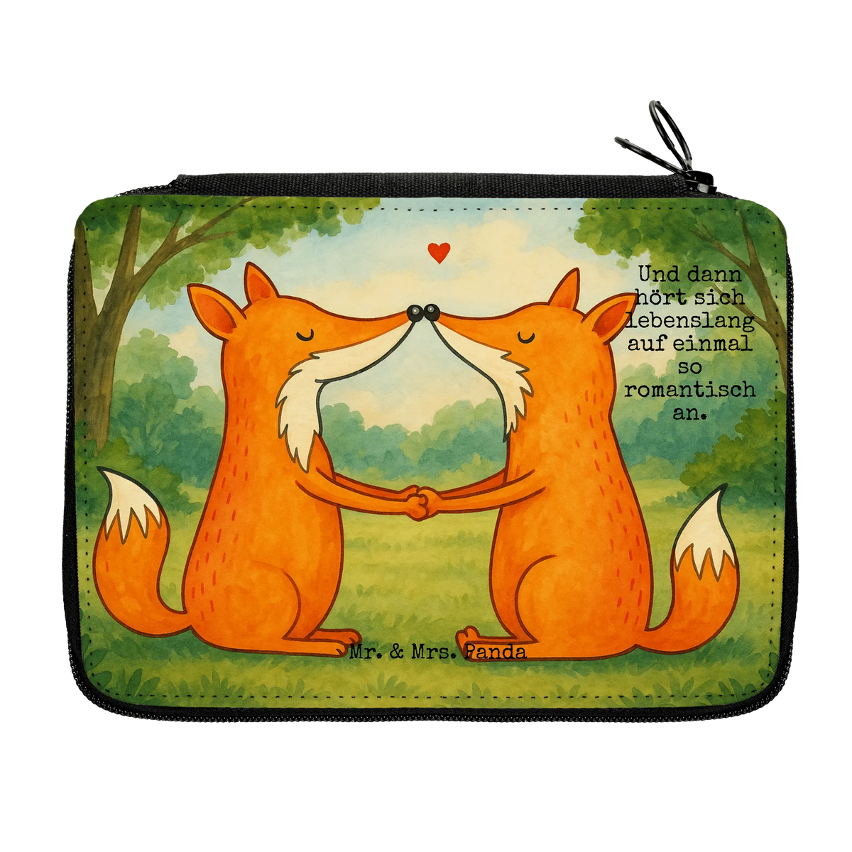 Federmappe Füchse Liebe Design Etui für Stifte, Schreibmappe, Federpenal, Federmappe Set, Stiftetasche, Mäppchen, Kinder Federmappe, Stiftebeutel, Malmappe, Federmappe, schulmäppchen set, Schreibetui, Schüleretui, Buntstiftmäppchen, Stifteetui, Schuletui, Schlamper, Stifte Etui, Bleistift Etui, Stiftemappe, Federtasche, Bleistiftetui, Schlampermäppchen, Etui, Buntstiftetui, Federmäppchen, reiseetui, Farbstiftetui, Schulmäppchen, Zeichenetui, Fuchs, Freund, Partner, Liebe, Paar, Ehefrau, Fox, Verlobte, Füchse, Liebesbeweis, Freundin, Ehe, Liebespaar, Ehemann