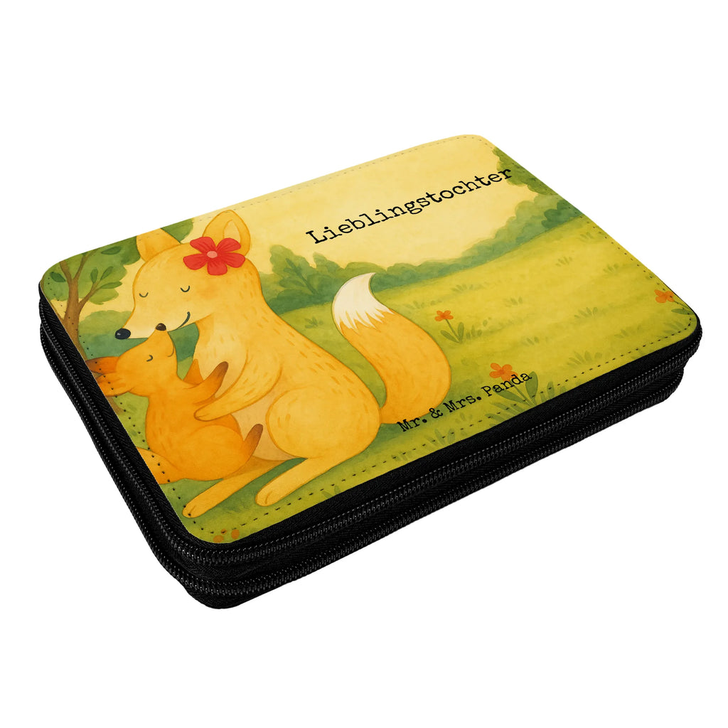Leather folder Fox mummy Design Kinder Federmappe, Federmappe Einschulung, Geschenk, Schüler, Bestückte Federmappe, Federmäppchen bedruckt, Federmäppchen, Federmappe, Schülerin, Schule, Stifte Etui, Stifterolle, Kind, Grundschule, Einschulung, Stiftetasche, Büro Stifte Etui, Motiv, Familie, Vatertag, Muttertag, Bruder, Schwester, Mama, Papa, Oma, Opa, Tochter, Mutter, Beste Tochter, Lieblingstochter