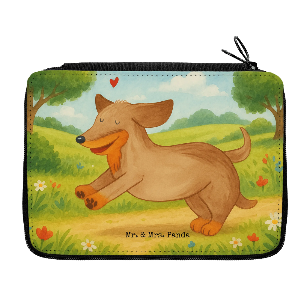 Leather folder Dog dachshund Design Motiv, Federmappe Einschulung, Federmappe, Büro Stifte Etui, Federmäppchen, Stifterolle, Geschenk, Kinder Federmappe, Schule, Schülerin, Stifte Etui, Stiftetasche, Grundschule, Einschulung, Federmäppchen bedruckt, Schüler, Kind, Bestückte Federmappe, Hund, Hundemotiv, Haustier, Hunderasse, Tierliebhaber, Hundebesitzer, Sprüche, Dackel, Dachshund, Hunde, happy dog