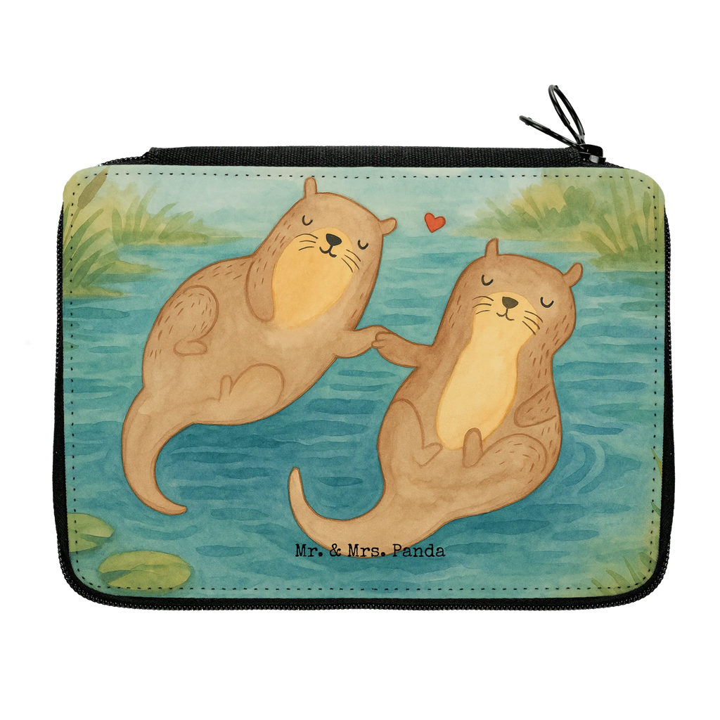 Leather folder otter holding hands Design Federmappe, Stiftetasche, Stifte Etui, Schule, Einschulung, Geschenk, Kind, Schüler, Schülerin, Stifterolle, Federmäppchen, Motiv, Grundschule, Federmäppchen bedruckt, Büro Stifte Etui, Bestückte Federmappe, Kinder Federmappe, Federmappe Einschulung, Otter, Fischotter, Seeotter, Otter Seeotter See Otter