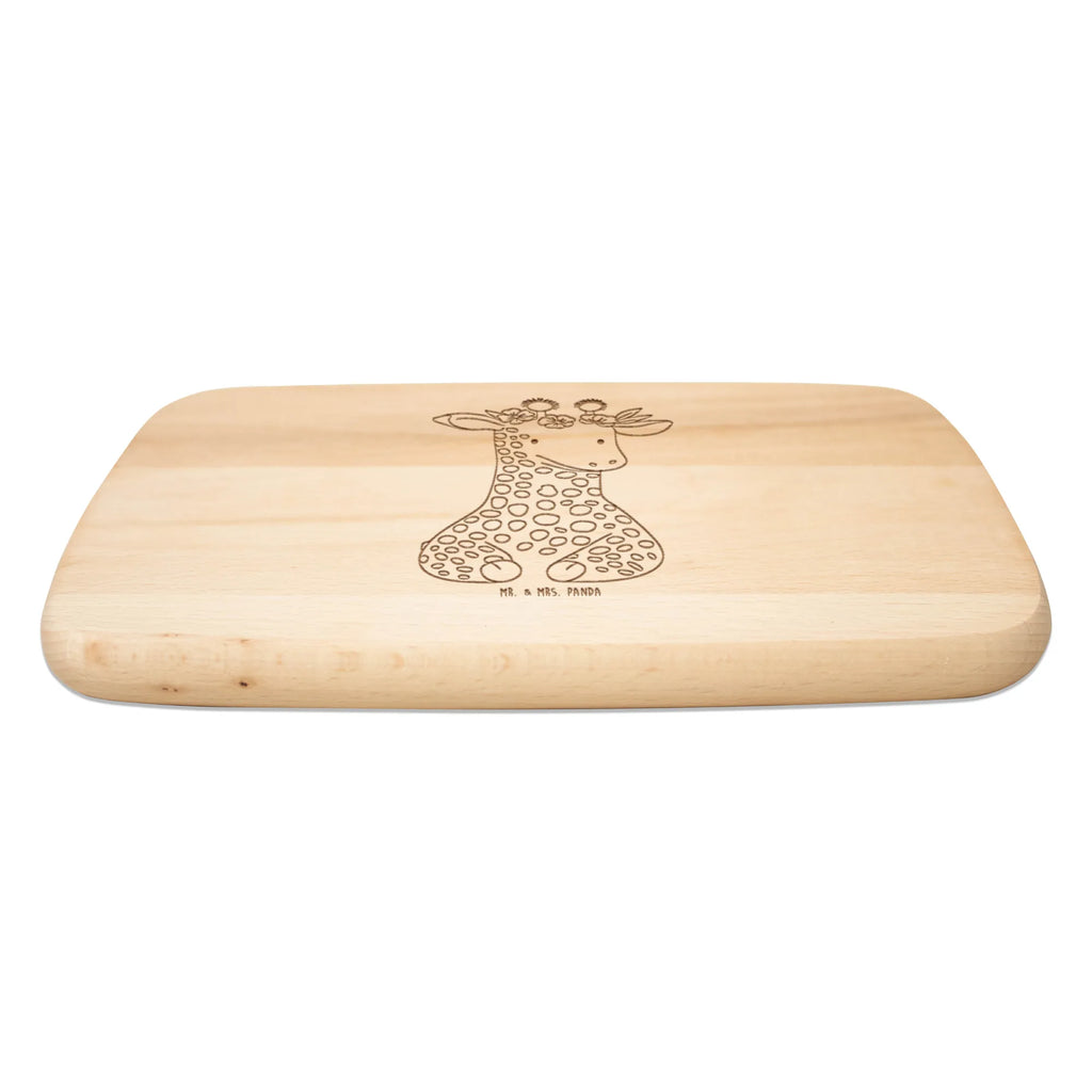 Śniadaniowa deska żyrafa Wieniec kwiatów Afryka, dzikie zwierzęta