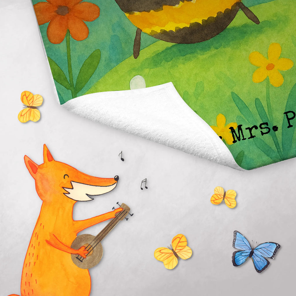 Gäste Handtuch Biene Happy Design Gästetuch, Reisehandtuch, Sport Handtuch, Frottier, Kinder Handtuch, Biene, Wespe, Hummel