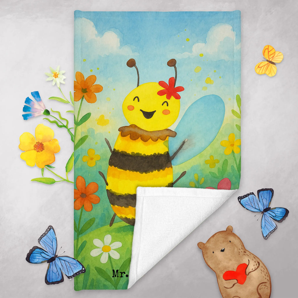 Gäste Handtuch Biene Happy Design Gästetuch, Reisehandtuch, Sport Handtuch, Frottier, Kinder Handtuch, Biene, Wespe, Hummel