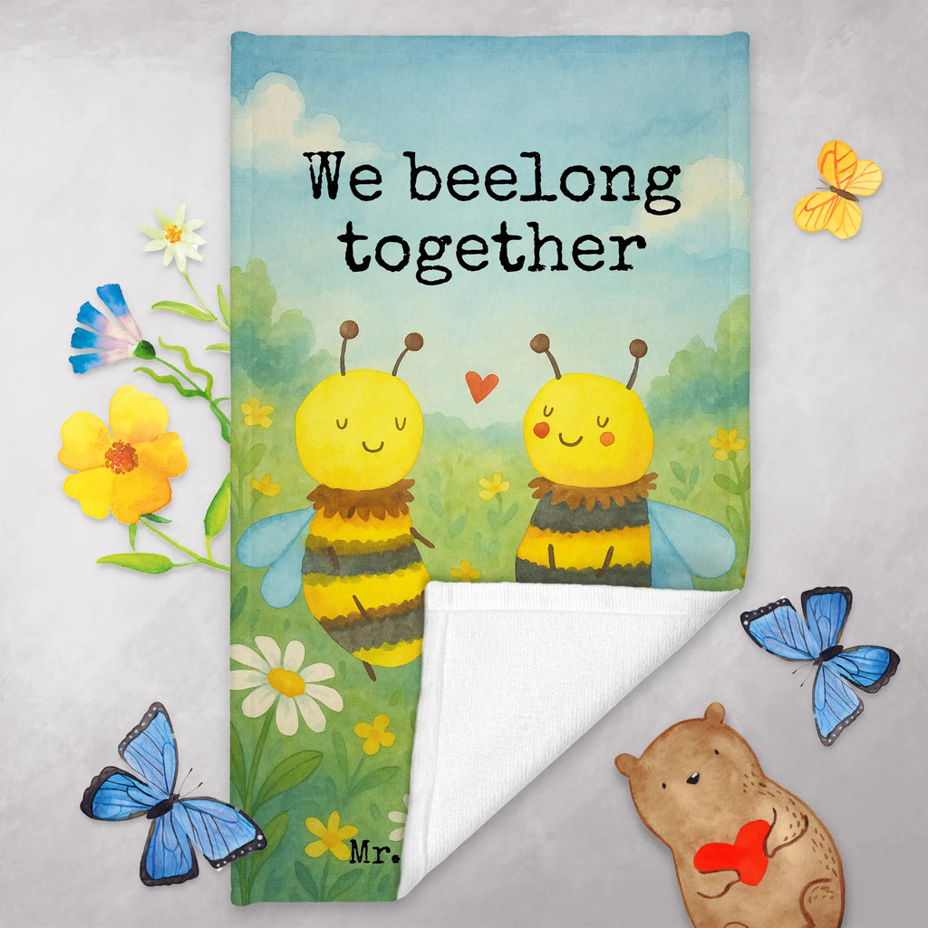 Gäste Handtuch Biene Verliebt Design Gästetuch, Reisehandtuch, Sport Handtuch, Frottier, Kinder Handtuch, Biene, Wespe, Hummel