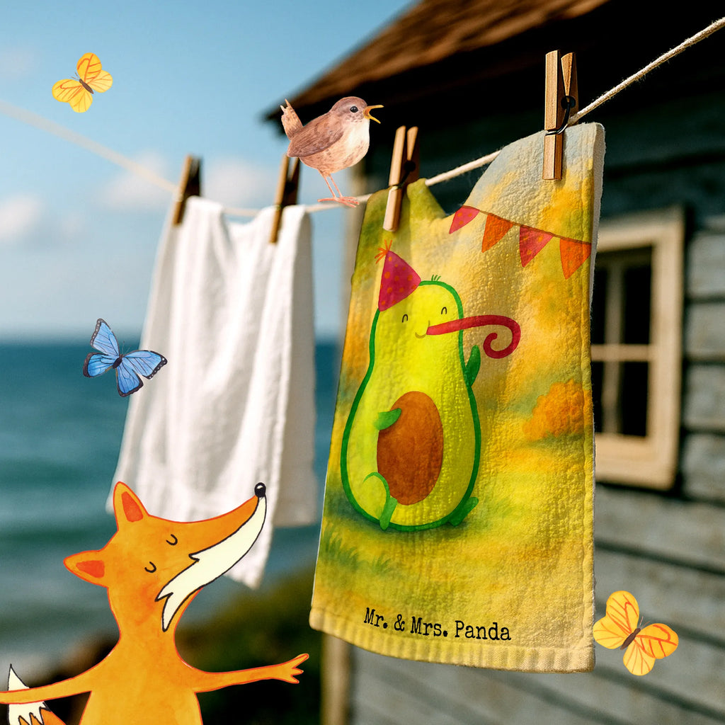 Guest towel avocado Birthday Design Gästetuch, Reisehandtuch, Sport Handtuch, Frottier, Kinder Handtuch, Avocado, Veggie, Vegan, Gesund
