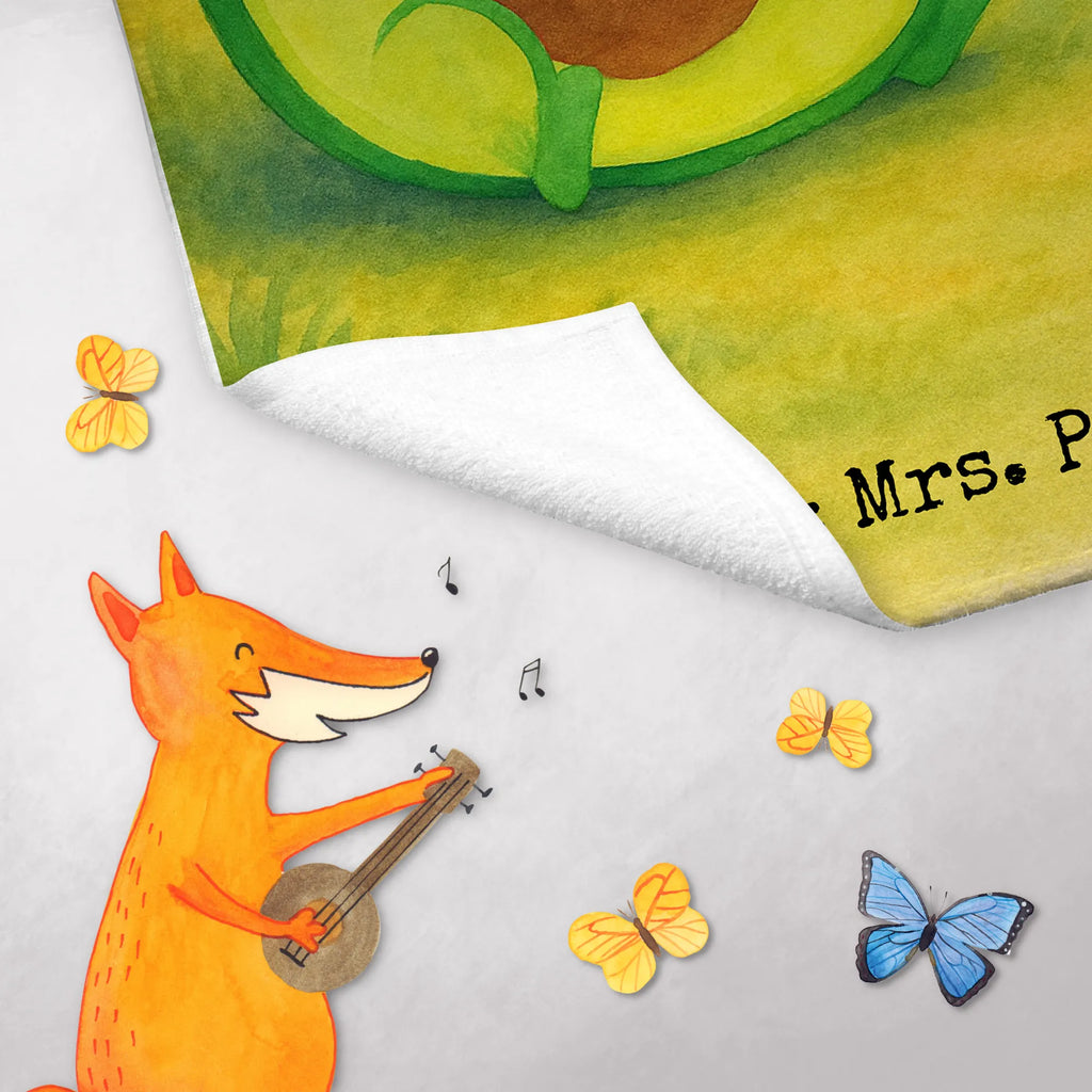 Guest towel avocado Birthday Design Gästetuch, Reisehandtuch, Sport Handtuch, Frottier, Kinder Handtuch, Avocado, Veggie, Vegan, Gesund