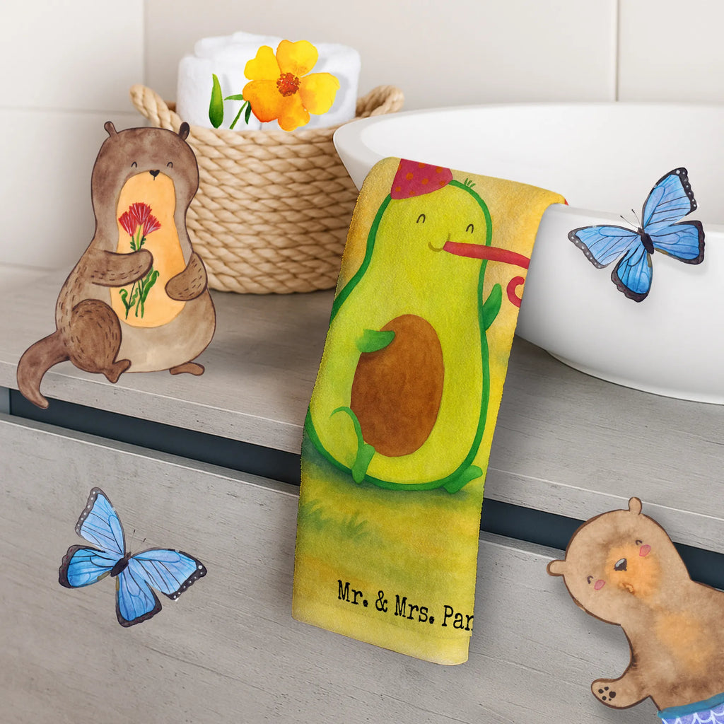 Guest towel avocado Birthday Design Gästetuch, Reisehandtuch, Sport Handtuch, Frottier, Kinder Handtuch, Avocado, Veggie, Vegan, Gesund
