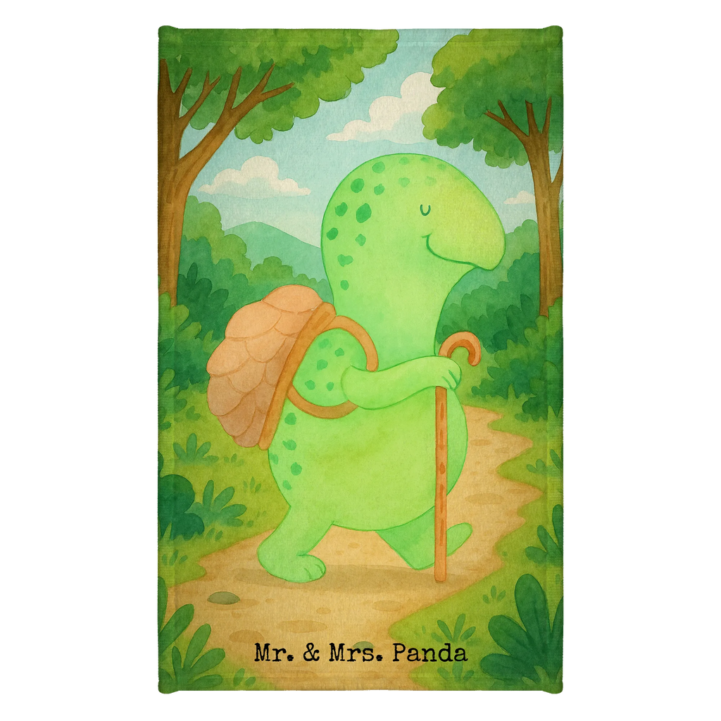 Ręcznik dla gości żółw Wędrowiec Design Gästetuch, Reisehandtuch, Sport Handtuch, Frottier, Kinder Handtuch, Schildkröte, Schildkröten, Motivation, Motivationsspruch, Motivationssprüche, Neuanfang