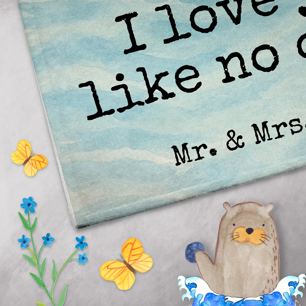 Ręcznik dla gości wydra trzymać się za ręce Design Gästetuch, Reisehandtuch, Sport Handtuch, Frottier, Kinder Handtuch, Otter, Fischotter, Seeotter, Otter Seeotter See Otter