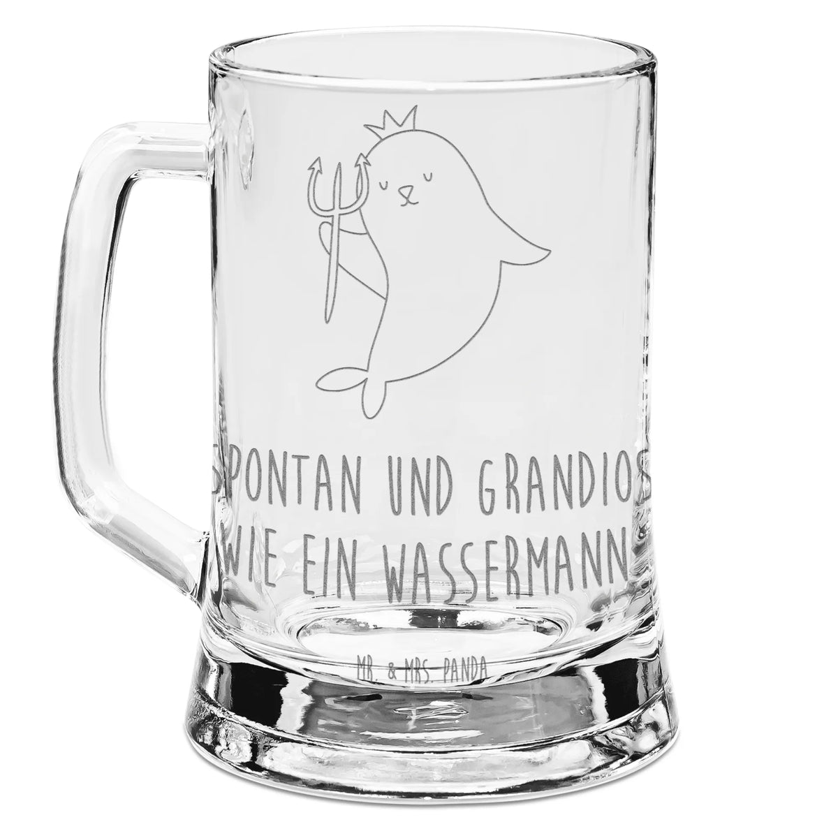 Engraved Beer Mug Star sign Aquarius constellations, birthdays, astrology, date of birth, month of birth, merman, sea gift, aquarius gift, gift january, birthday january, birthday february, aquarius zodiac sign, gift february
