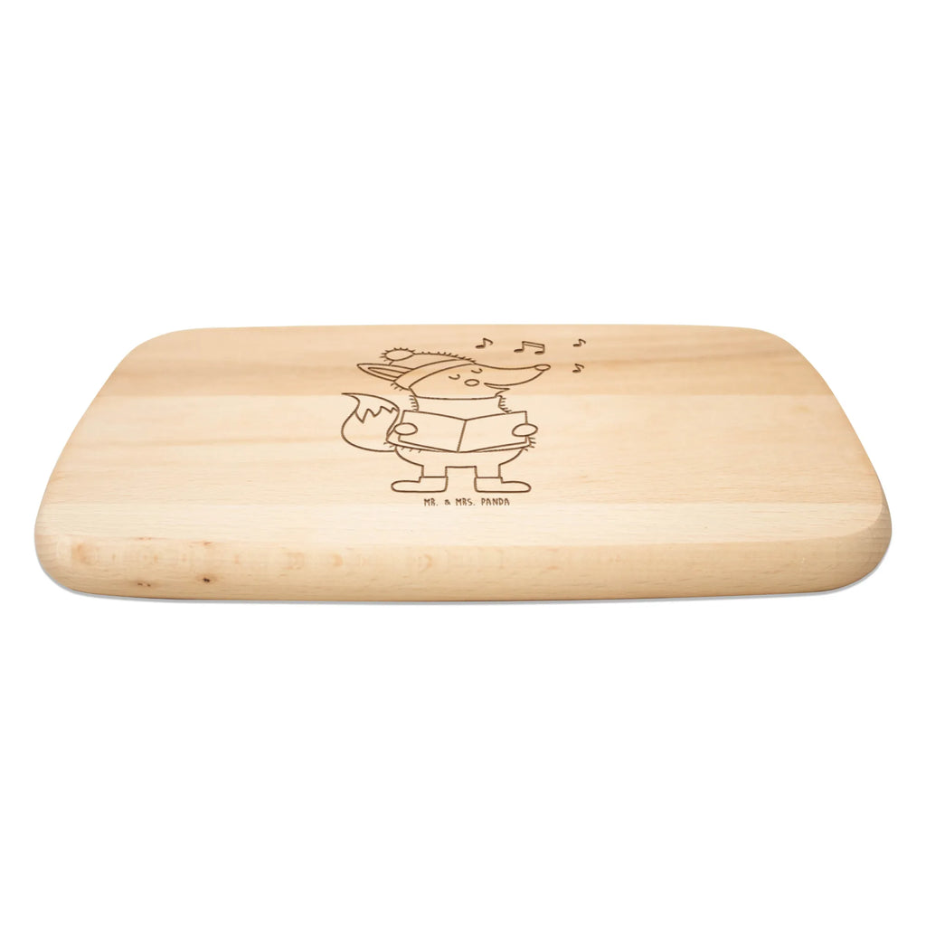 Śniadaniowa deska lis Śpiewak Zima, Boże Narodzenie, dekoracje świąteczne, Mikołaj, Adwent, Wigilia, zimowy motyw