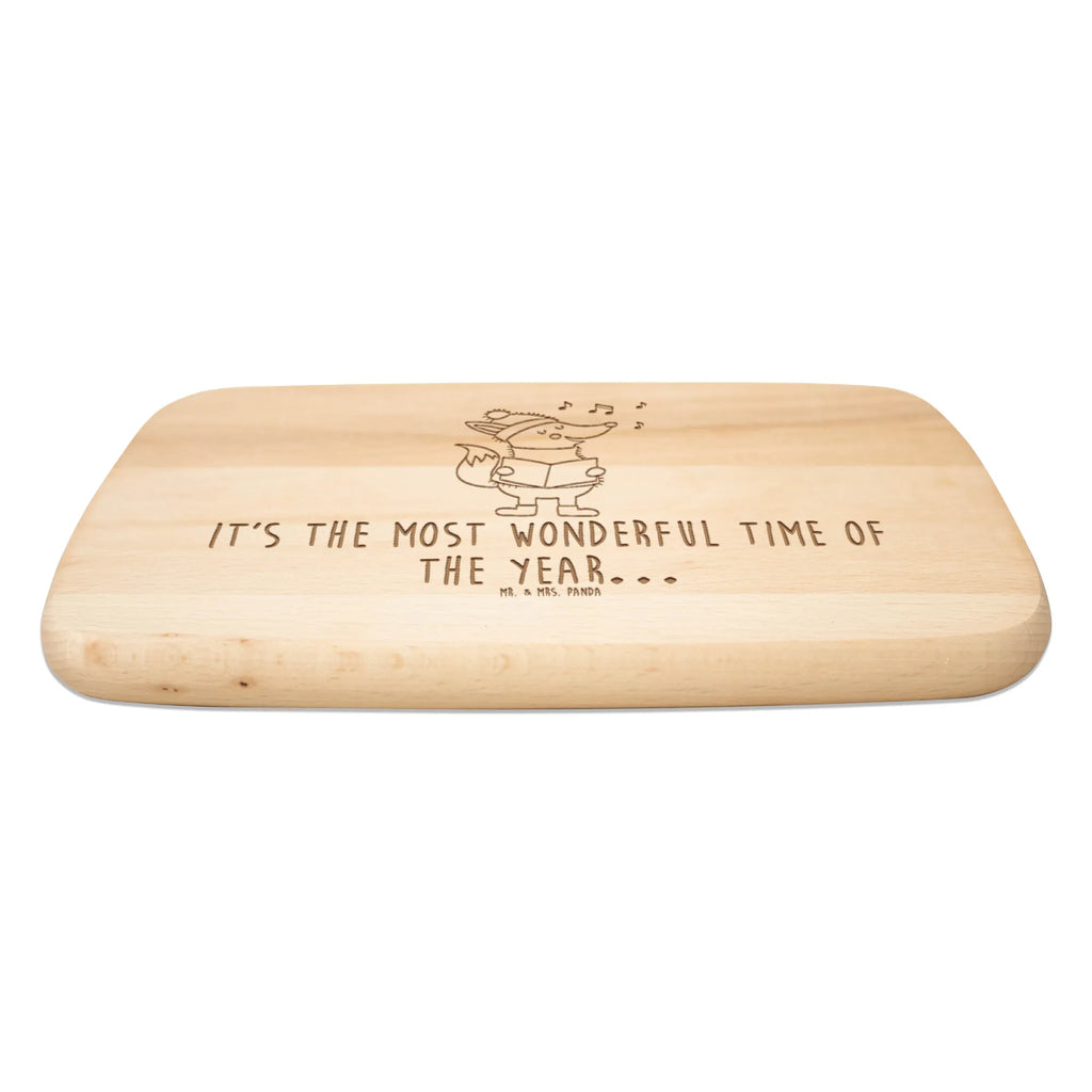 Śniadaniowa deska lis Śpiewak Zima, Boże Narodzenie, dekoracje świąteczne, Mikołaj, Adwent, Wigilia, zimowy motyw