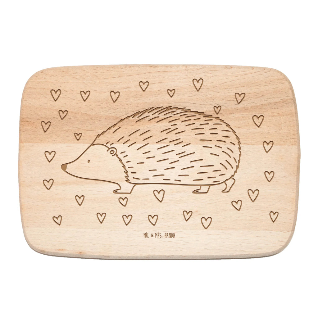 Schneidebrett Igel Herzen Schneidebrett Holz, Schneidebrett, Küchenbrett, Holzbrett, Frühstücksbrettchen, Frühstücksbrett, Tiermotive, Gute Laune, lustige Sprüche, Tiere, Herz, Vertrauen, Igel, Leben, Herzen, Kuss, Liebe