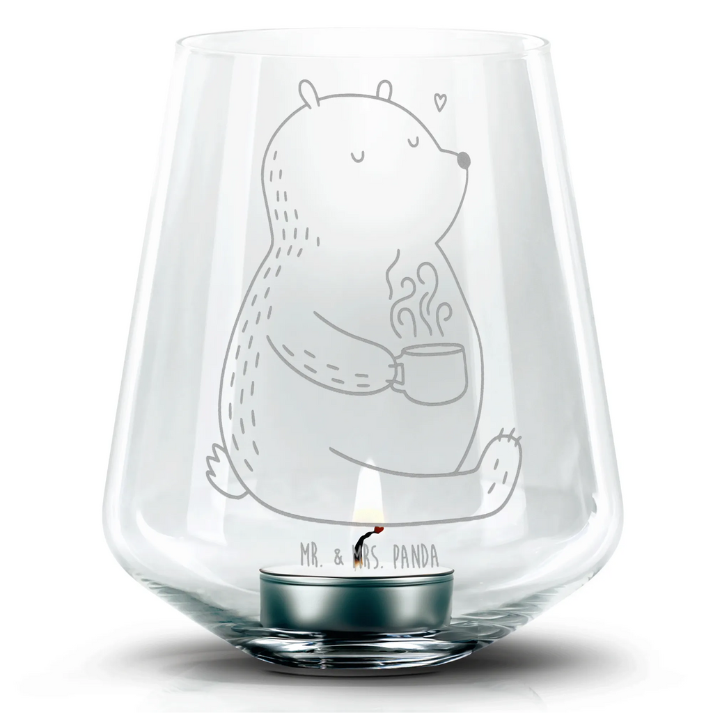 Engraved Wind Light bear morning coffee Gravur Windlicht, Windlicht aus Glas, Teelicht, Romatisches Windlicht, Teelichthalter, Liebe, Partner, Freund, Freundin, Ehemann, Ehefrau, Heiraten, Verlobung, Heiratsantrag, Liebesgeschenk, Jahrestag, Hocheitstag, Hochzeitstag, für Männer, Valentinstag, Geschenk für Frauen, für Ehemann, Geschenk für Partner, Liebesbeweis, Geschenk für Freundin, Mitbringsel