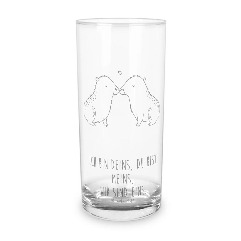 Szklanka na wodę kapibara miłość Motywy zwierzęce, dobra energia, zabawne powiedzonka, zwierzęta