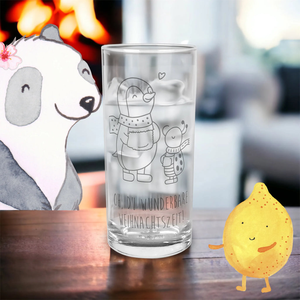 Szklanka na wodę Smörle Czas zimy Zima, Boże Narodzenie, dekoracje świąteczne, Mikołaj, Adwent, Wigilia, zimowy motyw