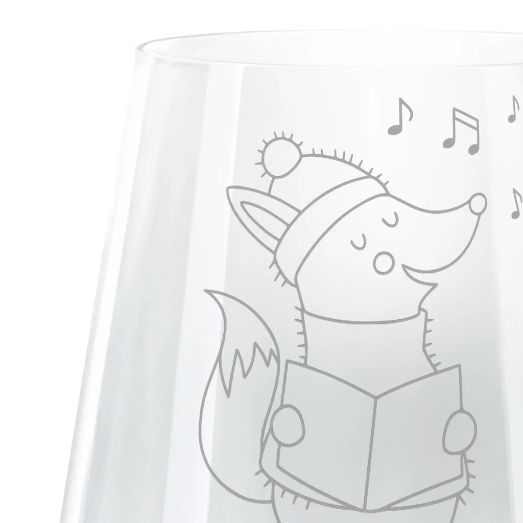 Windlicht Fuchs Sänger Windlicht aus Glas, Teelichthalter, Romatisches Windlicht, Teelicht, Gravur Windlicht, Winter, Weihnachten, Weihnachtsdeko, Nikolaus, Advent, Heiligabend, Wintermotiv, Sänger, Weihnachtslieder, Singen, Füchse, Geschenk Sänger, Fuchs