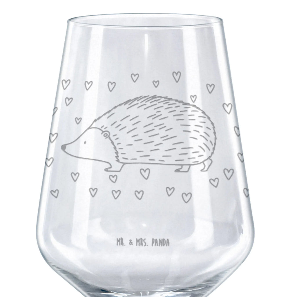 Red Wine Glass Hedgehog hearts small animals, cute, funny, cute animal motives, hand drawn, small world, funny sayings, good mood, happy, gifts, gift ideas, special gifts, animal lover, card, Love, life, kiss, hedgehog, hearts, trust, heart