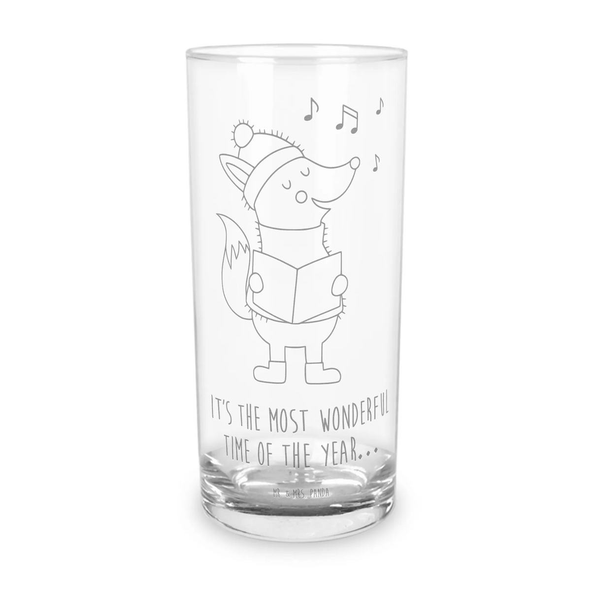 Wasserglas Fuchs Sänger Saftglas, Alltagsglas, Longdrinkglas, küchenglas, Wasserbecher, Glasbecher, Glas, Partyglas, Geschenkglas, Geschenk Glas, Wasserglas, Cocktailglas, getränkeglas, tischglas, Trinkbecher Glas, Panda Glas, Tumbler, haushaltsglas, Trinkglas, Weihnachten, Winter, Weihnachtsdeko, Nikolaus, Advent, Heiligabend, Wintermotiv, Füchse, Fuchs, Geschenk Sänger, Sänger, Singen, Weihnachtslieder