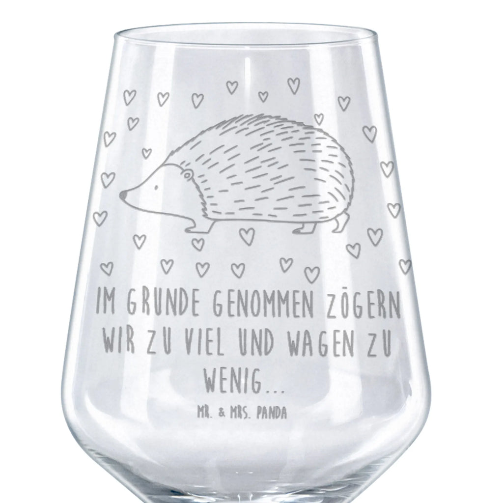 Red Wine Glass Hedgehog hearts small animals, cute, funny, cute animal motives, hand drawn, small world, funny sayings, good mood, happy, gifts, gift ideas, special gifts, animal lover, card, Love, life, kiss, hedgehog, hearts, trust, heart