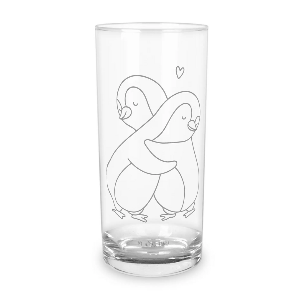 Szklanka na wodę Pingwiny Przytulanie Miłość, partner, przyjaciel, przyjaciółka, mąż, żona, wesele, zaręczyny, prośba o rękę, prezent miłosny, rocznica, dzień ślubu