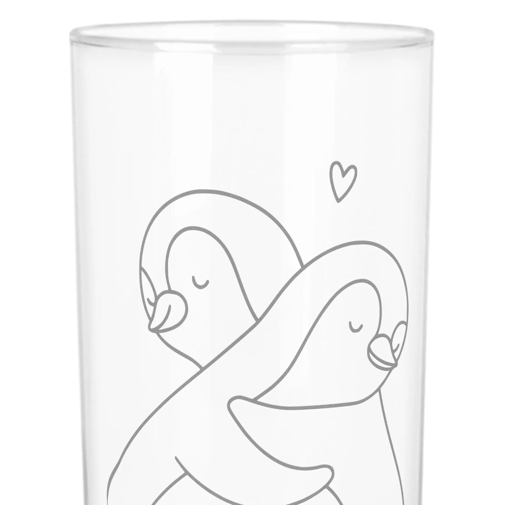 Szklanka na wodę Pingwiny Przytulanie Miłość, partner, przyjaciel, przyjaciółka, mąż, żona, wesele, zaręczyny, prośba o rękę, prezent miłosny, rocznica, dzień ślubu