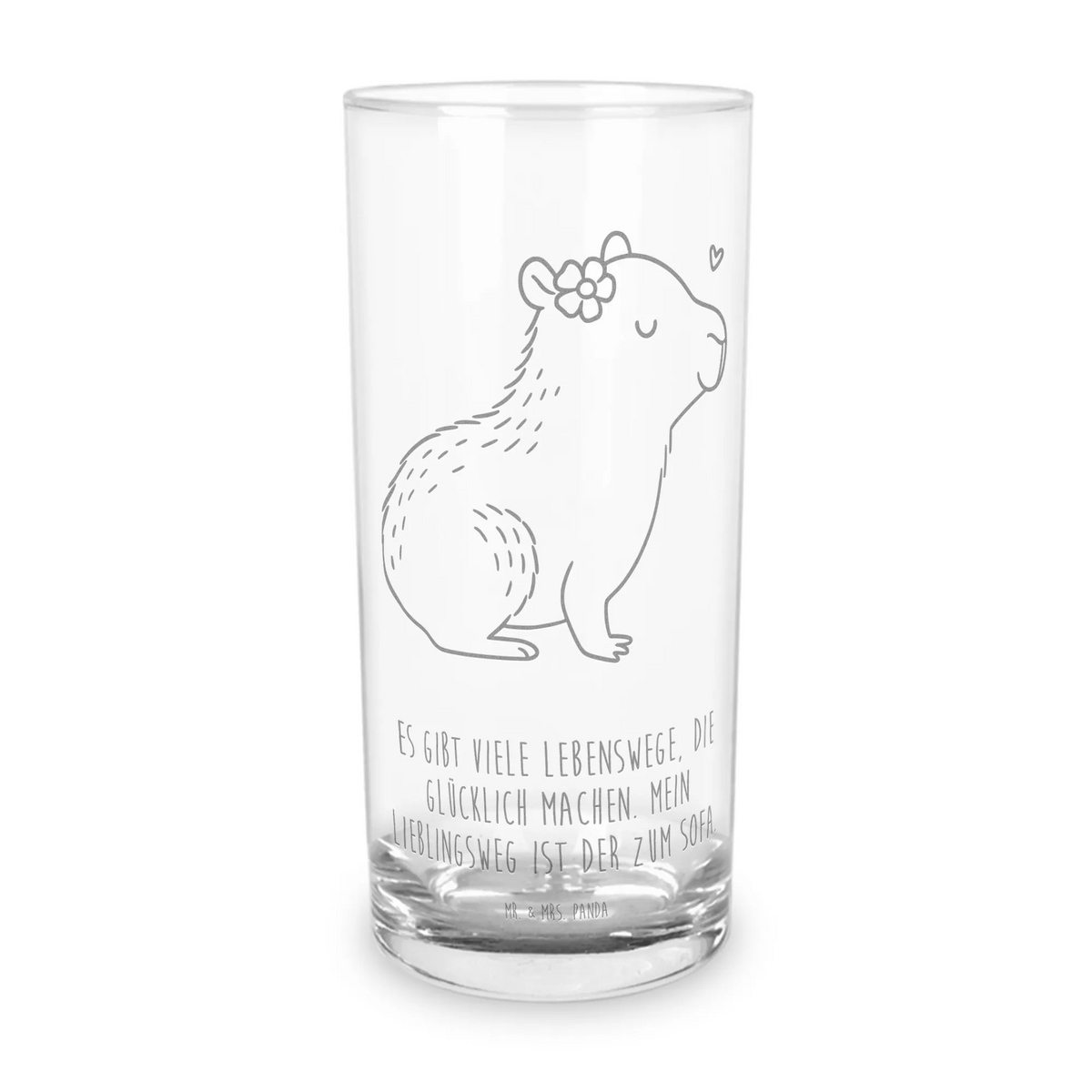 Water Glass Capybara flower card, gift ideas, gifts, small animals, cute, cute animal motives, hand drawn, funny sayings, good mood, special gifts, animal lover