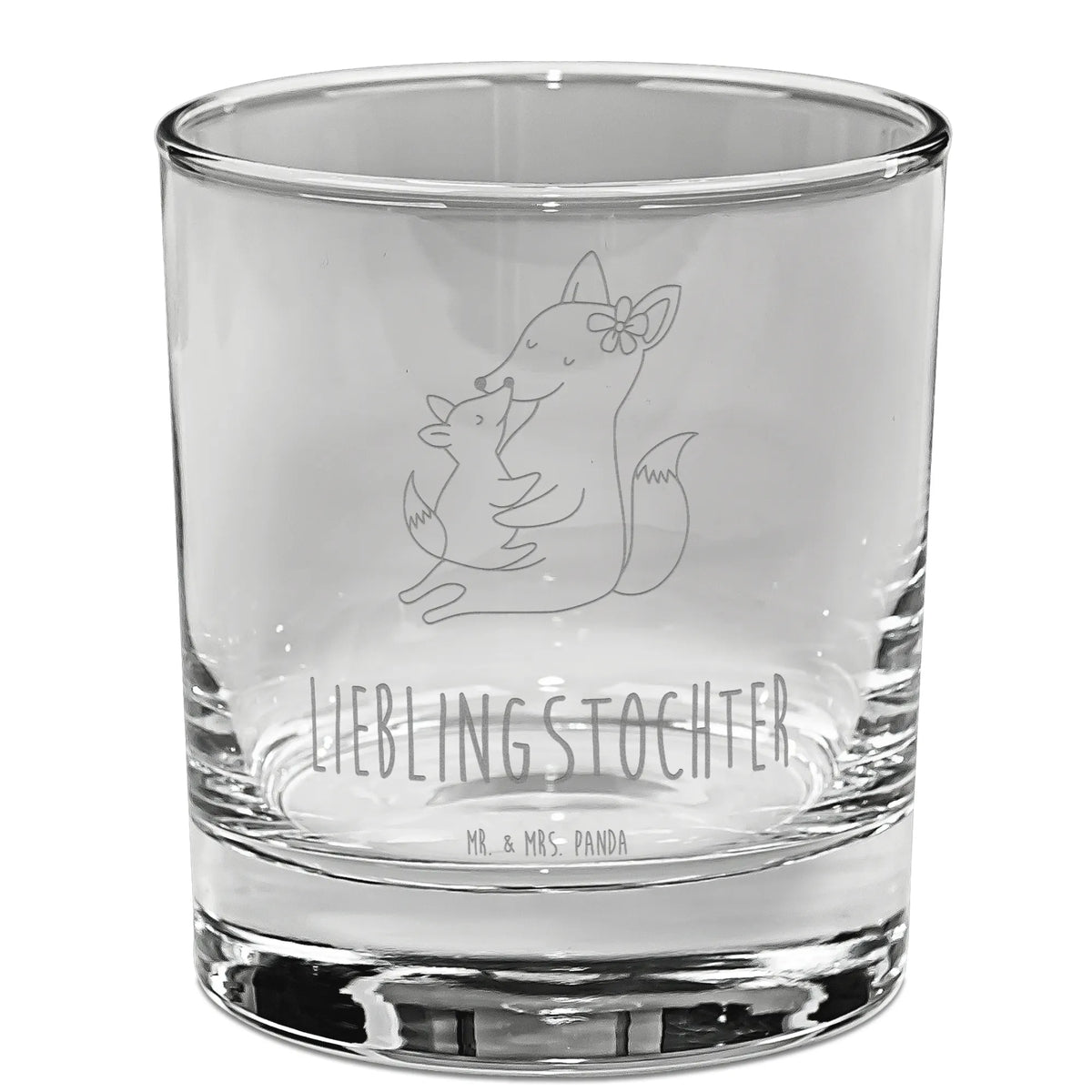 Szklanka do whisky Lis Mama Rodzina, Dzień Ojca, Dzień Matki, brat, siostra, mama, tata, babcia, dziadek