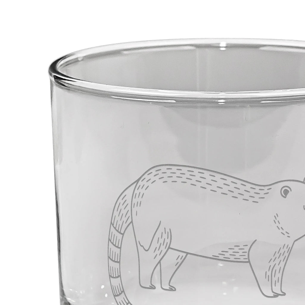 Whiskey Glass Coati small animals, cute, funny, cute animal motives, hand drawn, small world, funny sayings, good mood, happy, gifts, gift ideas, special gifts, animal lover, card, Nose bear, trunk bear, bear, nose bear