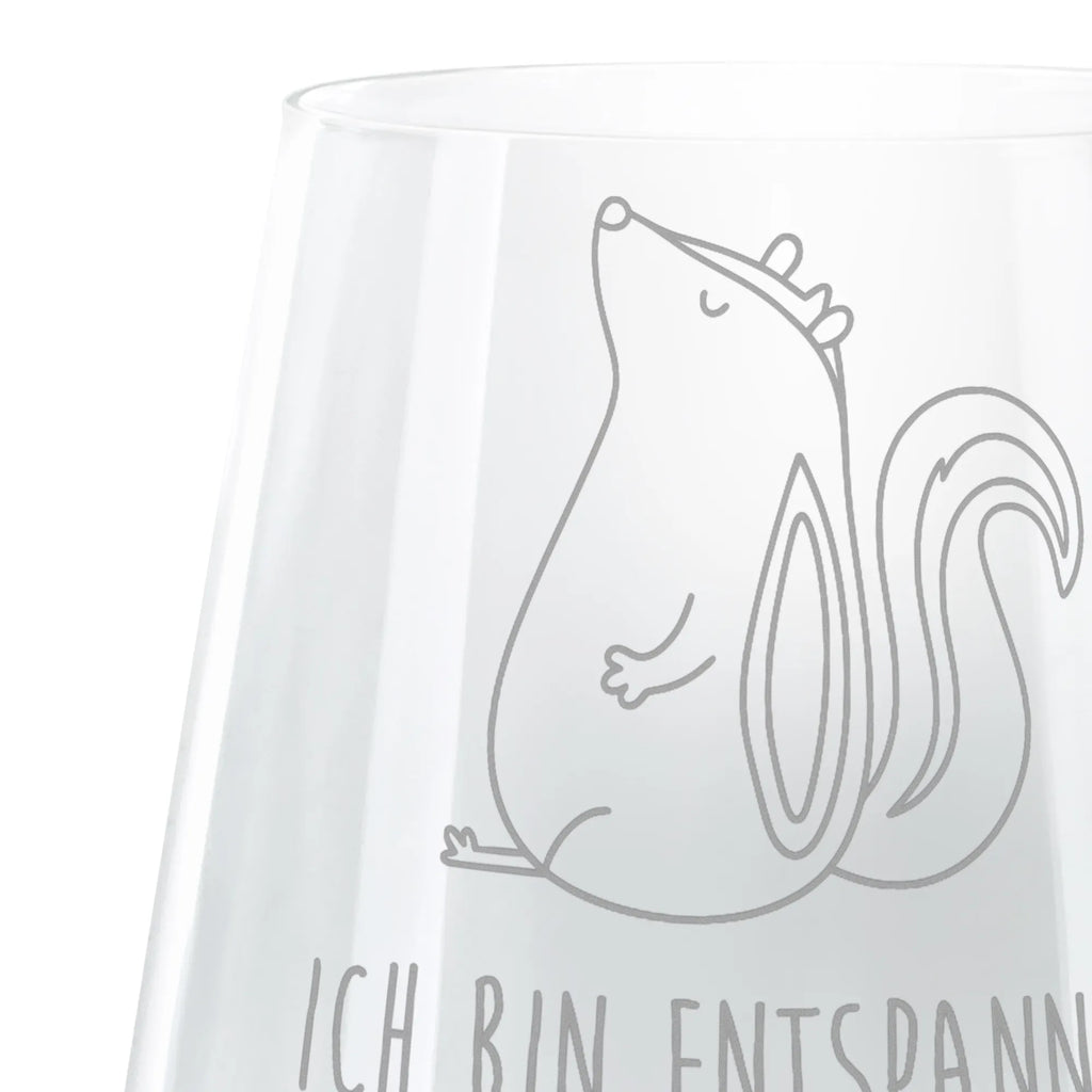 Gravur Windlicht Stinktier Sitzen Gravur Windlicht, Teelicht, Romatisches Windlicht, Teelichthalter, Windlicht aus Glas, Stinktier, Skunk, Spruch, Stinker, Raubtier, Recht, Besserwisser, Stinki, Büro, Wildtier