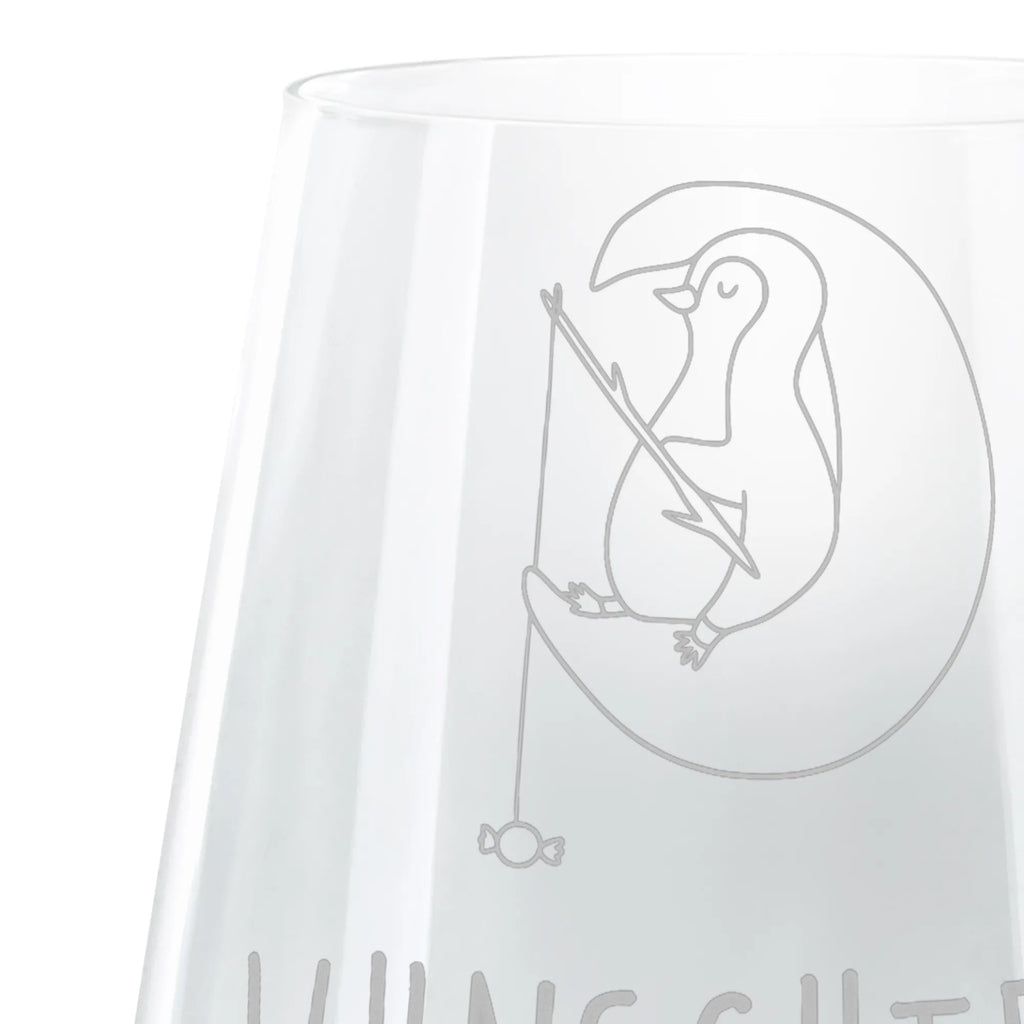 Personalizowany kieliszek koktajlowy pingwin księżyc Pinguin