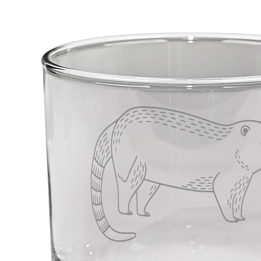 Personalized Whiskey Glass Coati small animals, cute, funny, cute animal motives, hand drawn, small world, funny sayings, good mood, happy, gifts, gift ideas, special gifts, animal lover, card, Nose bear, nose bear, bear, trunk bear