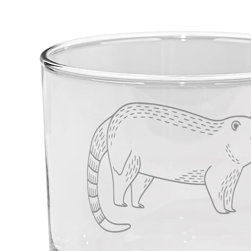 Personalized Gin Glass Coati small animals, cute, funny, cute animal motives, hand drawn, small world, funny sayings, good mood, happy, gifts, gift ideas, special gifts, animal lover, card, trunk bear, Nose bear, bear, nose bear
