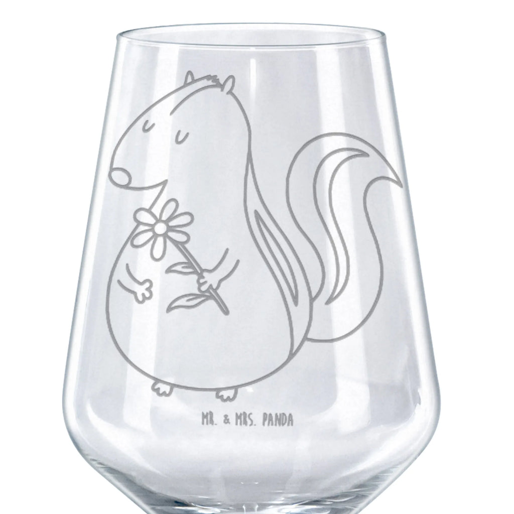 Kieliszek do czerwonego wina skunks kwiat Stinktier, Skunk