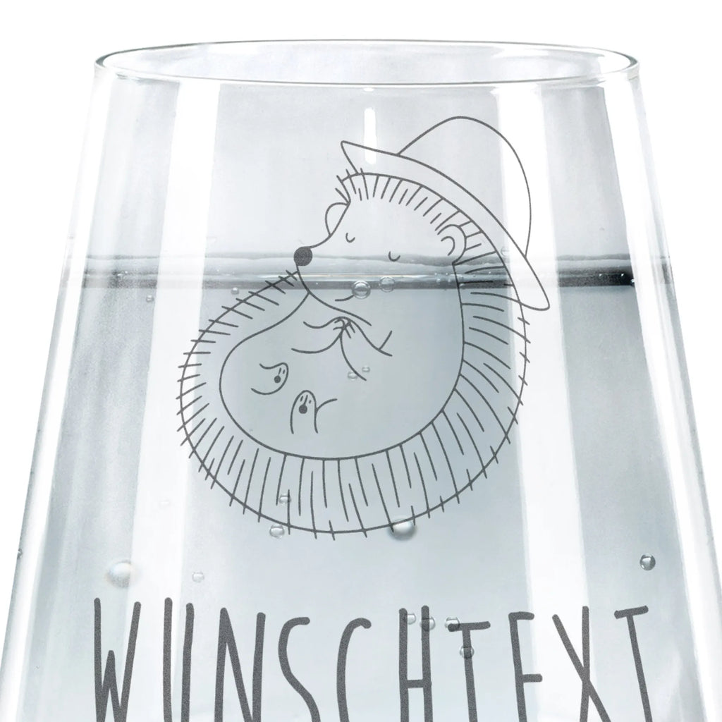 Personalized Drinking Glass Hedgehog Pray small animals, cute, funny, cute animal motives, hand drawn, small world, funny sayings, good mood, happy, gifts, gift ideas, special gifts, animal lover, card, pray, sun hat, hedgehog with hat, be grateful, life, enjoy, hedgehog, God, gratitude, Amen