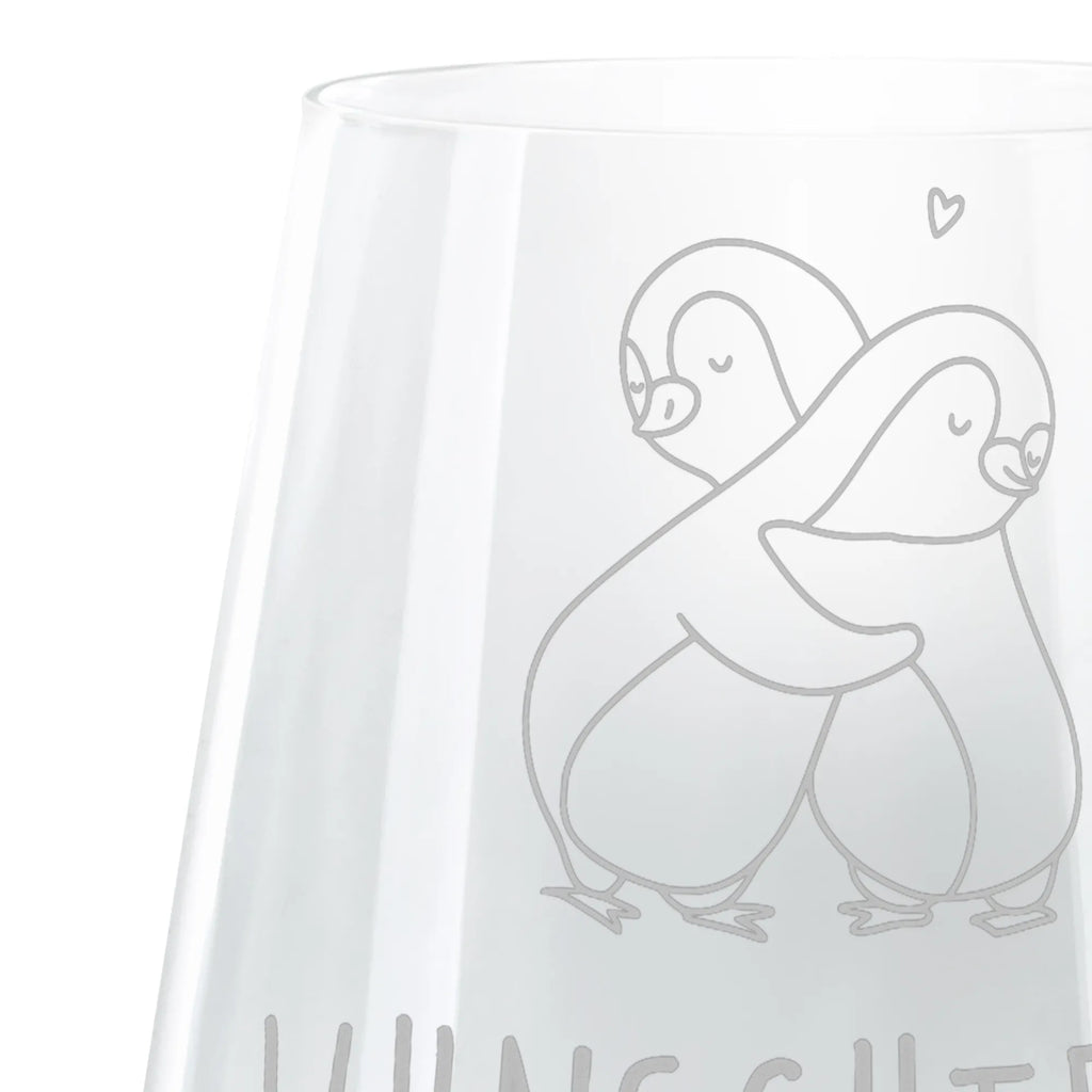 Personalizowany kieliszek koktajlowy pingwiny Przytulanie Miłość, partner, przyjaciel, przyjaciółka, mąż, żona, wesele, zaręczyny, prośba o rękę, prezent miłosny, rocznica, dzień ślubu