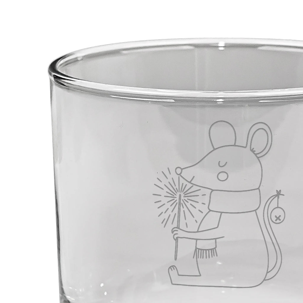 Spersonalizowana szklanka do whisky mysz Boże Narodzenie Zima, Boże Narodzenie, dekoracje świąteczne, Mikołaj, Adwent, Wigilia, zimowy motyw