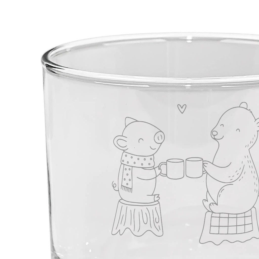 Personalizowana szklanka do ginu Ciepły prosiaczek Impreza Zima, Boże Narodzenie, dekoracje świąteczne, Mikołaj, Adwent, Wigilia, zimowy motyw