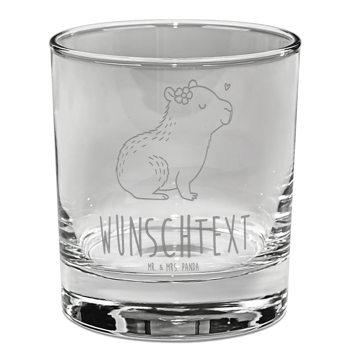 Personalized Whiskey Glass Capybara flower card, gift ideas, gifts, small animals, cute, cute animal motives, hand drawn, funny sayings, good mood, special gifts, animal lover