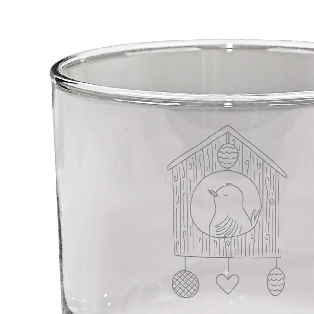 Personalisiertes Whiskey Glas Vogelhaus Home Whiskey Glas, Whiskey Glas mit Sprüchen, Whiskeyglas mit Spruch, Whiskeylgas, Whiskey Glas mit Gravur, Tiermotive, Gute Laune, lustige Sprüche, Tiere, Vogel, Einzugsgeschenk, Umzug, Einzug, Haus, Home sweet Home, Hausbau, Vogelhaus, Geschenk