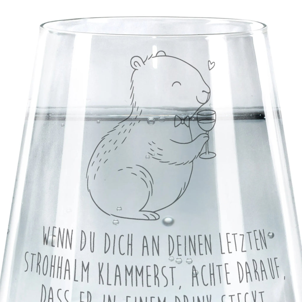 Drinking glass Capybara wine small animals, cute, funny, cute animal motives, hand drawn, small world, funny sayings, good mood, happy, gifts, gift ideas, special gifts, animal lover, card
