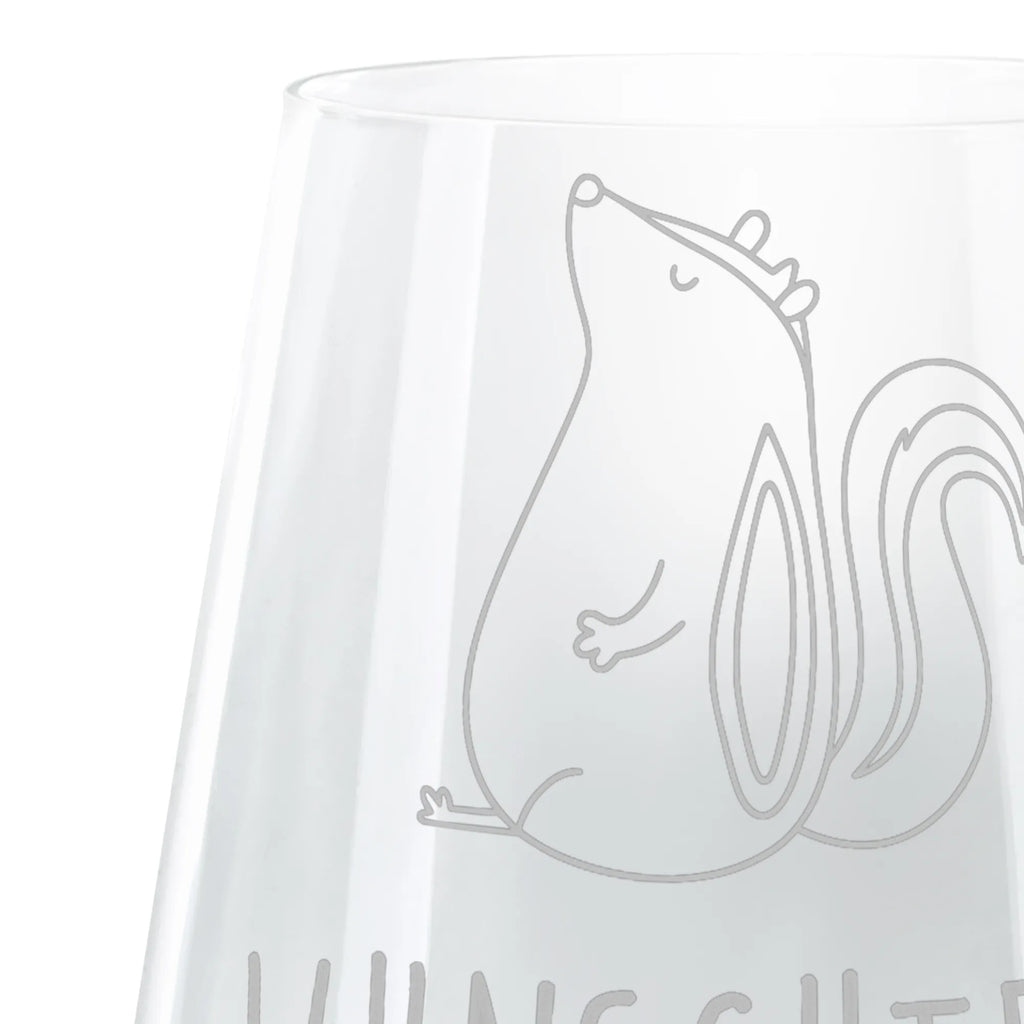 Personalized Cocktail Glass skunk Sit Skunk, wild animal, skunk, predator, know-it-all, stinky, stinker, law, office, slogan