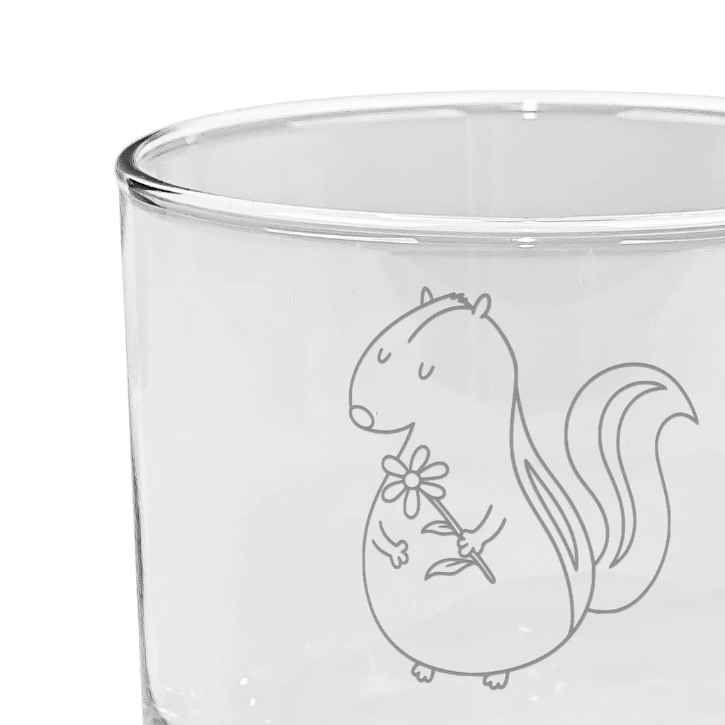 Personalizowana szklanka do ginu skunks kwiat Stinktier, Skunk