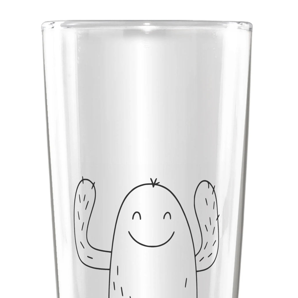 Personalized Beer Glass cactus happy cactus, cactuses, plants, cactus plant, small green cactus, family, colleague, motivation, funny, friend, saying, cacti, mother, child protection, education, new start, office, office life