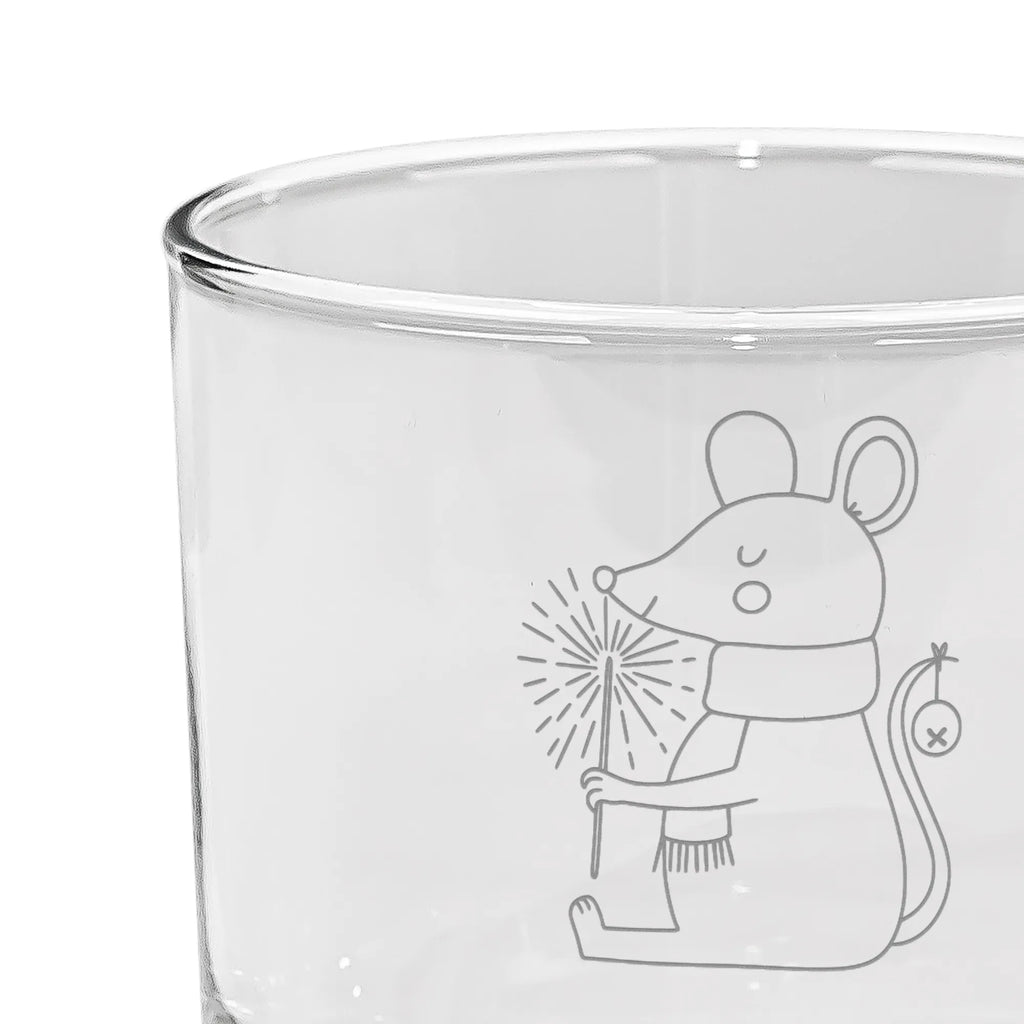 Personalizowana szklanka do ginu mysz Boże Narodzenie Zima, Boże Narodzenie, dekoracje świąteczne, Mikołaj, Adwent, Wigilia, zimowy motyw