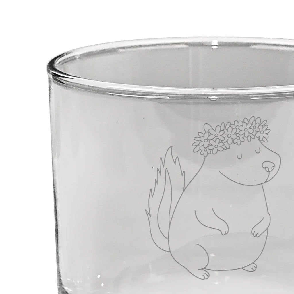 Personalisiertes Whiskey Glas Stinktier Mädchen Whiskey Glas, Whiskeylgas, Whiskey Glas mit Sprüchen, Whiskey Glas mit Gravur, Whiskeyglas mit Spruch, Stinktier, Skunk, Stinki, Wildtier, Raubtier, Yoga, Namaste, Stinker